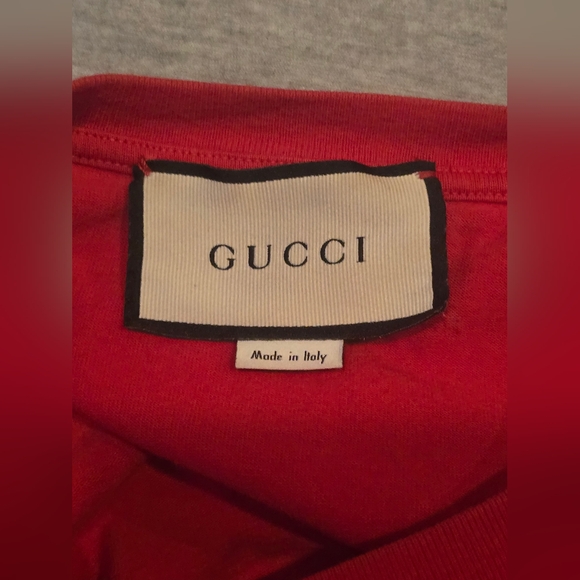 GUCCI Tennis Logo Short Sleeve T-Shirt Size Medium - Picture 11 of 16